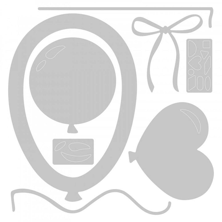 Balloon Thinlits Dies - Jessica Scott - Sizzix
