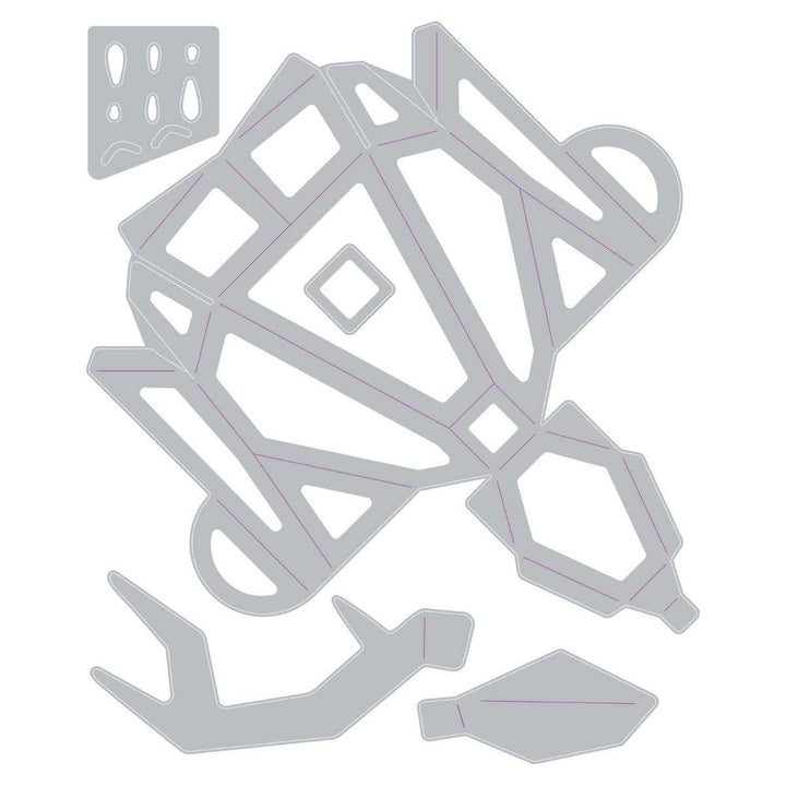 Origami Reindeer Thinlits Dies-Georgie Evans-Sizzix