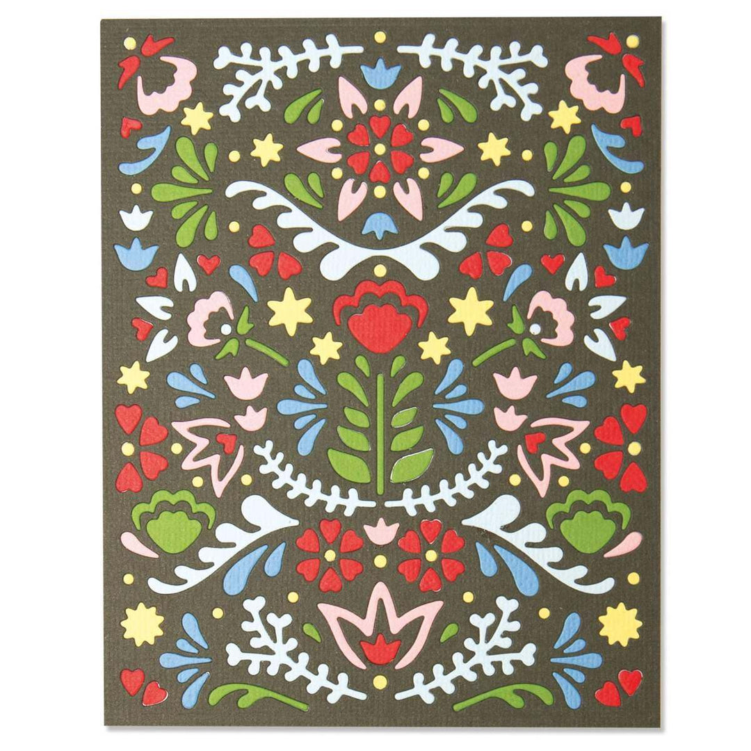 Folk Mask Thinlits Die-Lisa Jones-Sizzix