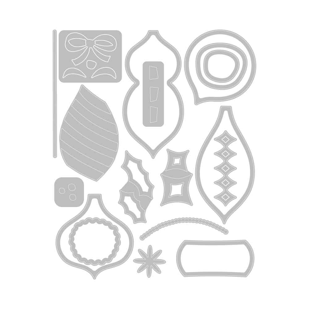 Funky Baubles Thinlits Dies - Jennifer Ogborn - Sizzix