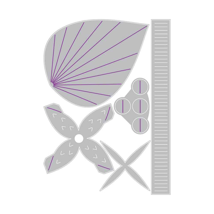 Ornamental Stems Thinlits Dies - Olivia Rose - Sizzix