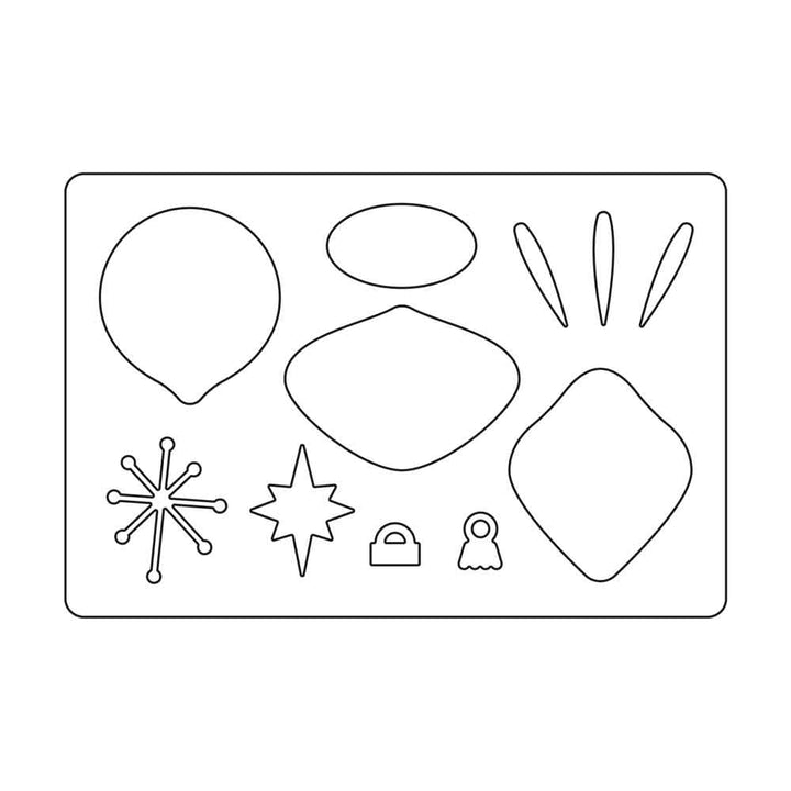 Quirky Baubles Bigz L Die - Jennifer Ogborn - Sizzix