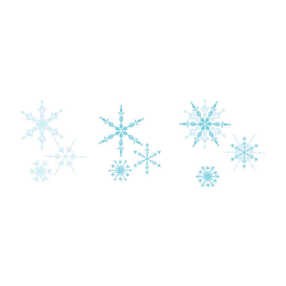 Snowflakes Layered Clear Stamps - Olivia Rose - Sizzix