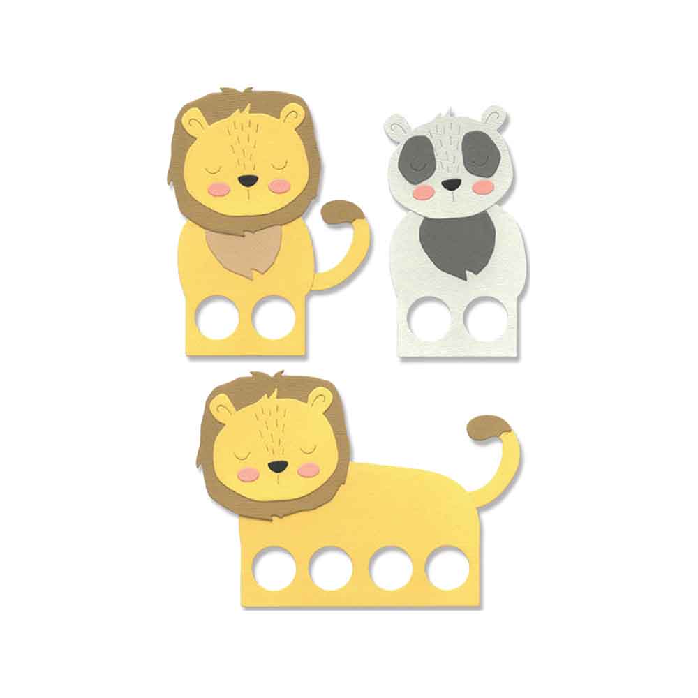 Animal Finger Puppets Thinlits Die - Lisa Jones - Sizzix