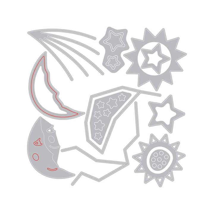 Night Light Thinlits Die Set - Jennifer Ogborn - Sizzix