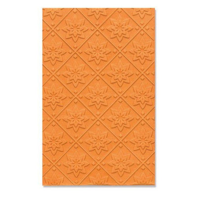 Mini Mosaic Multi-Level Textured Impression Mini Embossing Folder- Lisa Jones - Sizzix