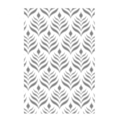 Palm Repeat Multi-Level Textured Embossing Folder - Lisa Jones - Sizzix