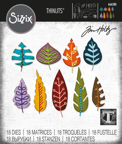 Artsy Leaves Thinlits Die-Tim Holtz- Sizzix