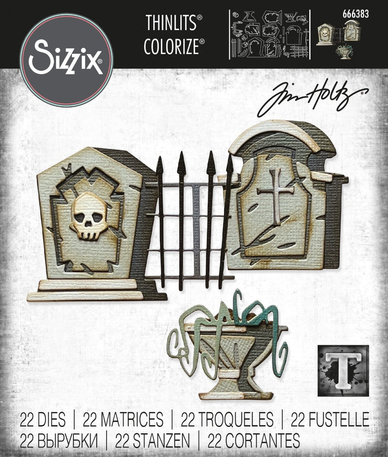 Graveyard Colorize Thinlits Die-Tim Holtz- Sizzix