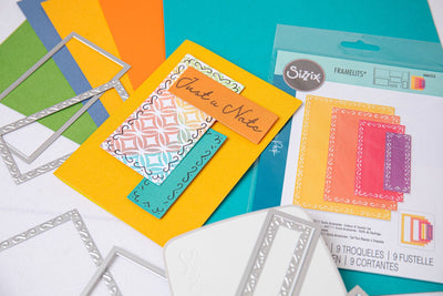 View 3 of Fanciful Renee Deco Rectangles Framelits Die Set by Stacey Park - Sizzix