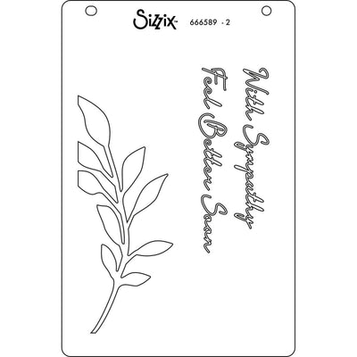 View 5 of Frond A6 Layered Stencils (Cosmopolitan series) by Stacey Park - Sizzix