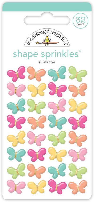 All Aflutter Shape Sprinkles  - Doodlebug