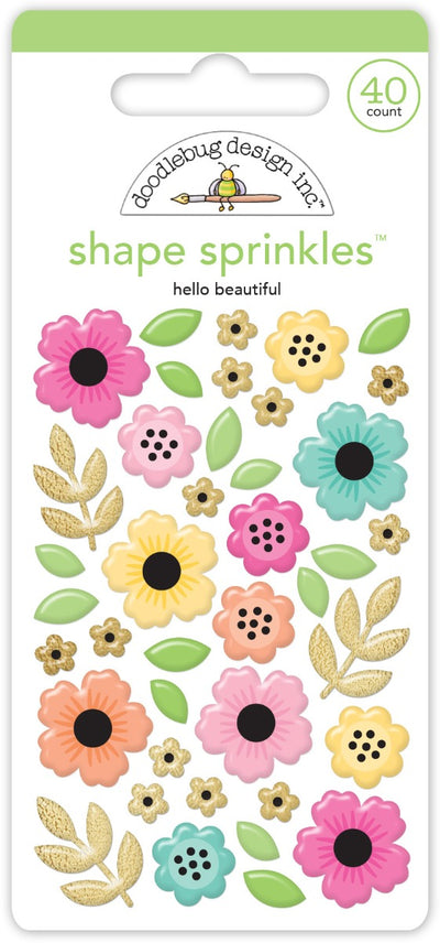 Hello Beautiful Shape Sprinkles  - Doodlebug