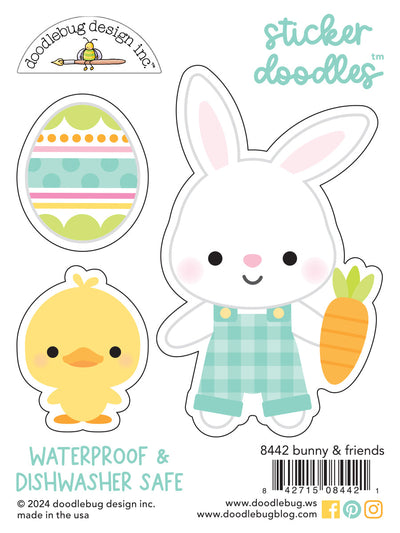 Bunny & Friends Sticker Doodles - Doodlebug