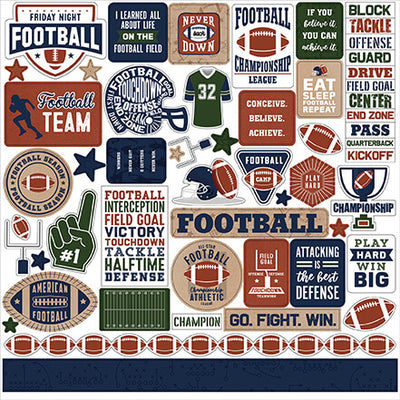 Football Element Stickers - Echo Park