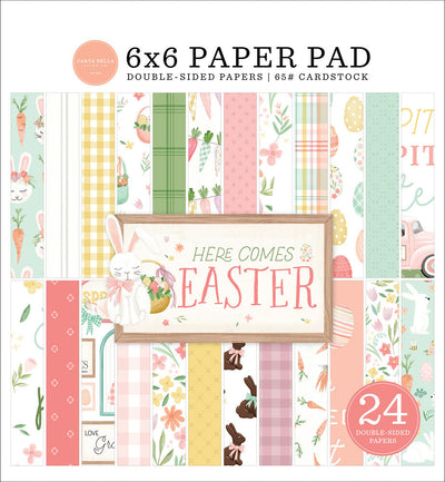 Here Comes Easter 6" x 6" Paper Pad - Carta Bella