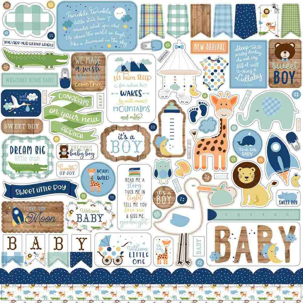 Baby Boy Element Stickers - Echo Park