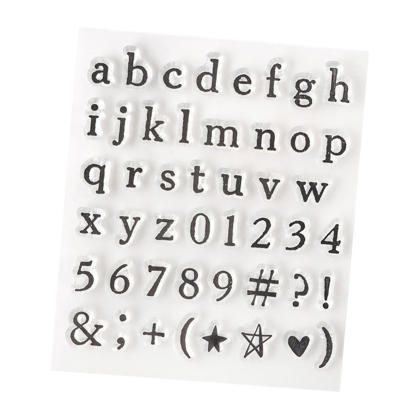 Acrylic Alphabet Stamps - Gingham Garden Collection - Crate Paper