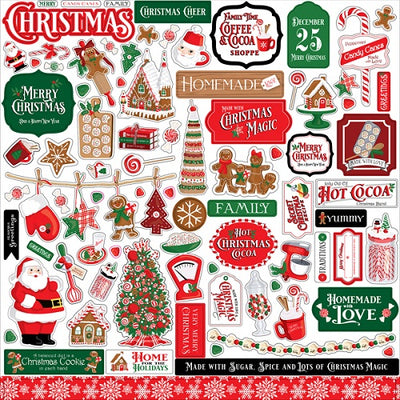 Christmas Cheer Element Stickers - Carta Bella