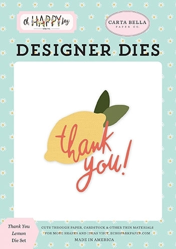 Thank You Lemon Dies-Oh Happy Day-Carta Bella