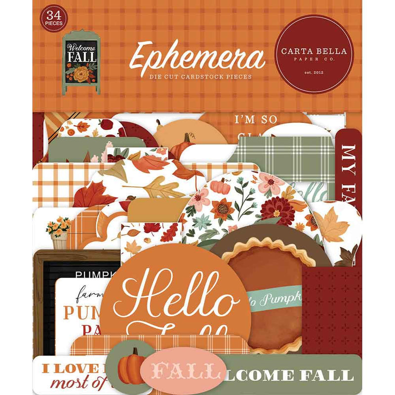 Welcome Fall Ephemera - Carta Bella