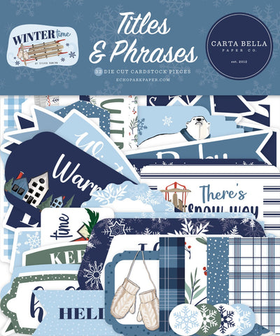Wintertime Titles & Phrases- Carta Bella