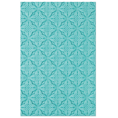 3-D Embossing Folder Floral Pillows - Sizzix - Clearance