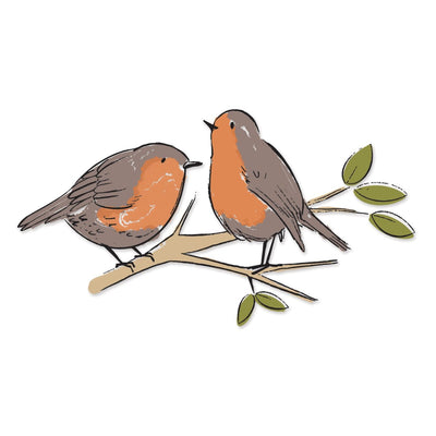 Garden Birds Layered Clear Stamps - Josh Griffiths - Sizzix