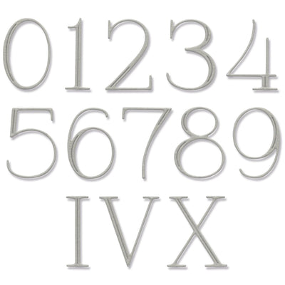 Elegant Numerals Thinlits Die - Jennifer Ogborn - Sizzix