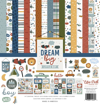 Collection Kit, 12x12 - Dream Big Little Boy - Echo Park