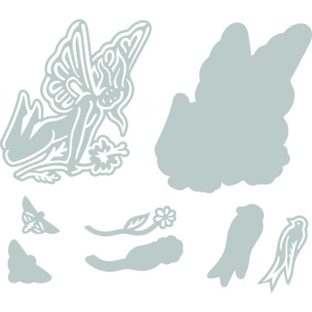 Fairy #2 Thinlits Dies-Jorli Perine-Sizzix