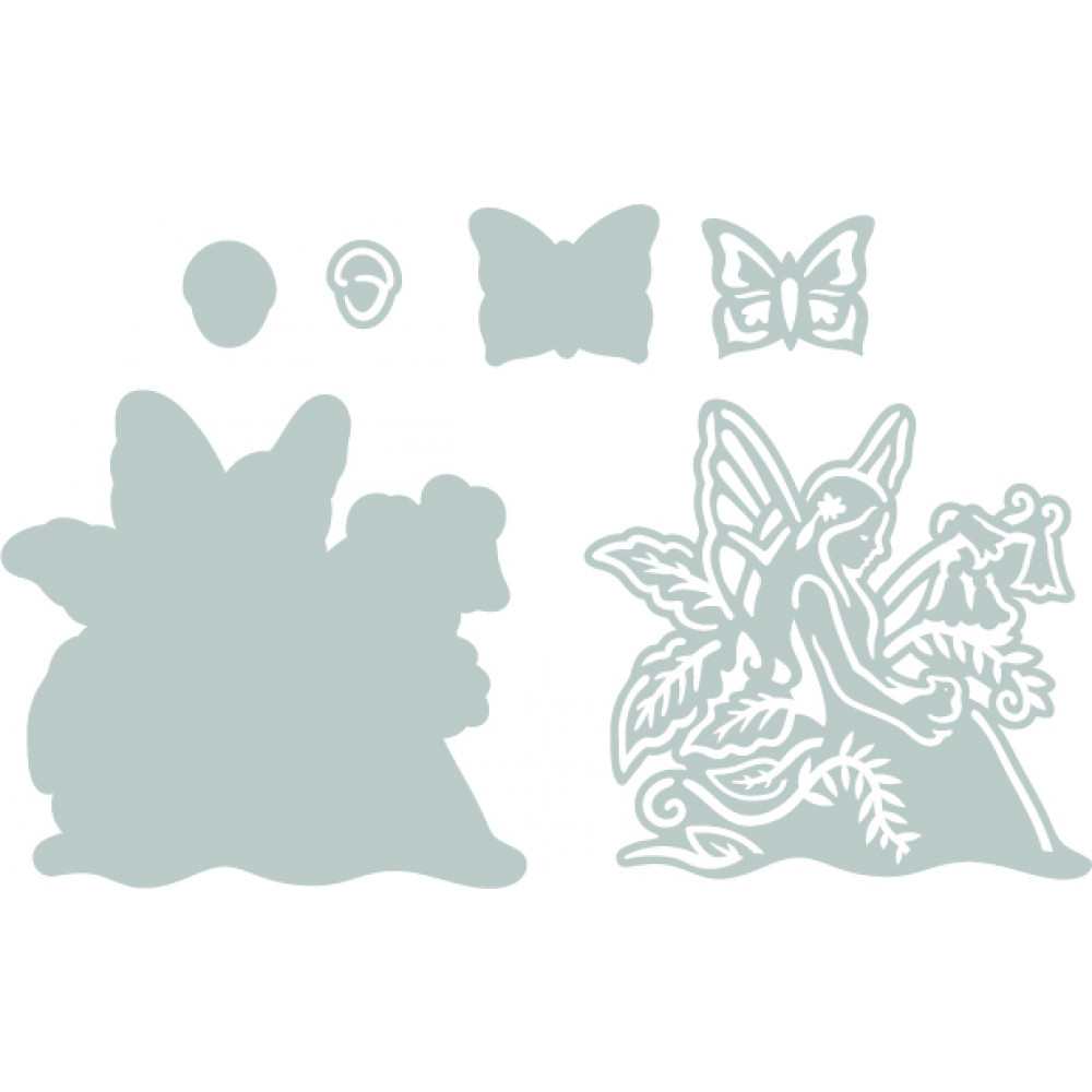 Fairy #3 Thinlits Dies-Jorli Perine-Sizzix