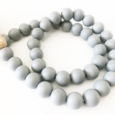 Wood Beads (Slate Grey) - Tray Decor - Foundations Decor