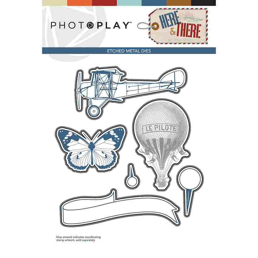 PhotoPlay Here & There Die Set