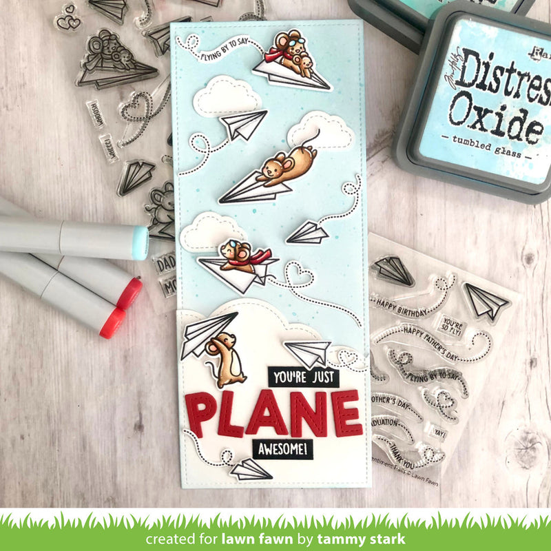 Just Plane Awesome Sentiment Trails-Lawn Fawn