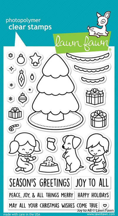 Joy To All Clear Stamp Set - Lawn Fawn