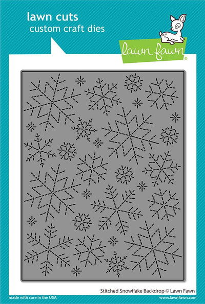 Stitched Snowflake Backdrop Dies - Lawn Fawn
