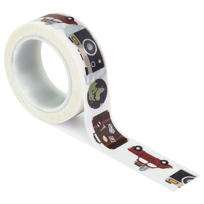 Travel Icons Washi Tape - Let's Go Travel Collection - Echo Park