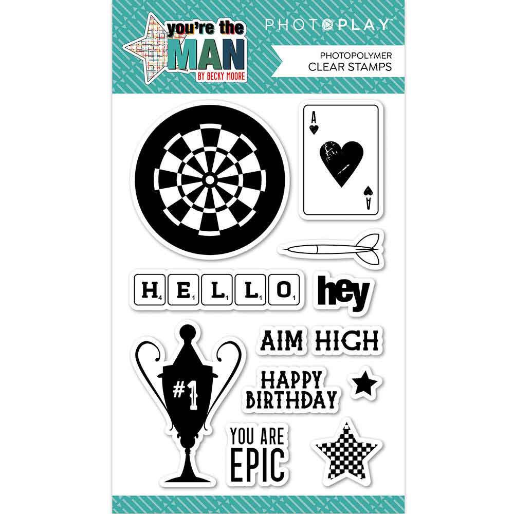 You're the Man Stamp Set - Becky Moore - PhotoPlay