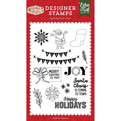 To You Tag Stamp Set - The Magic Of Christmas - Echo Park