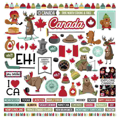 O Canada 2 Element Stickers - PhotoPlay