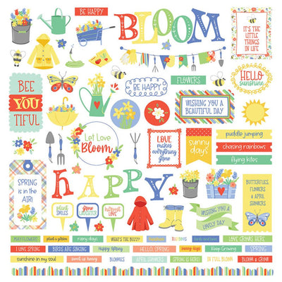 Showers and Flowers Element Stickers - Becky Moore - Photo Play