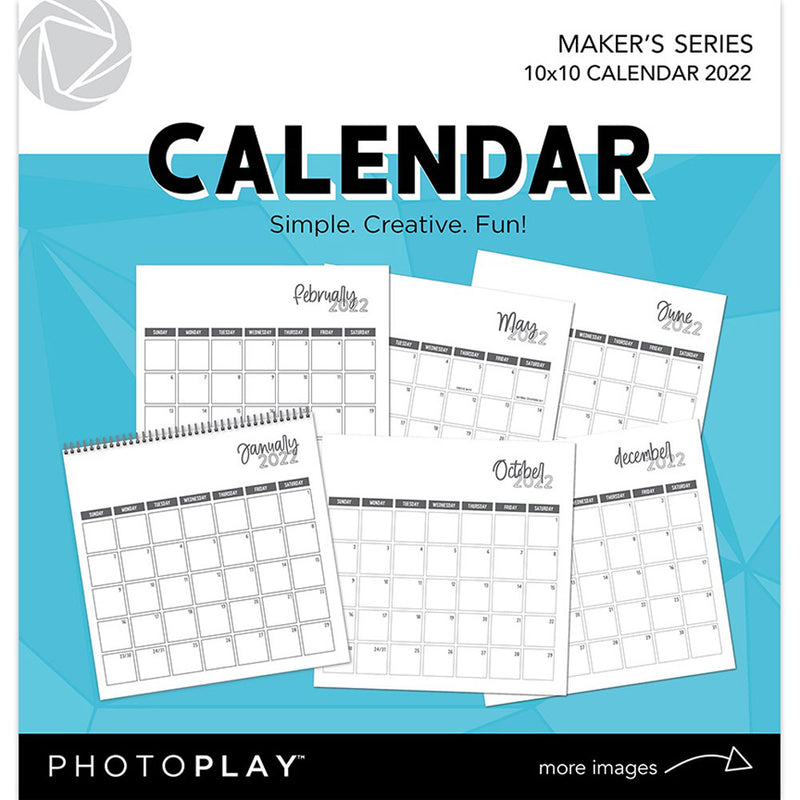 10" x 10" Calendar (Undated) - Maker&