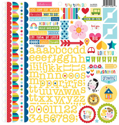 Tiny Tots 2.0 Doohickey Cardstock Stickers - Bella Blvd  - Clearance