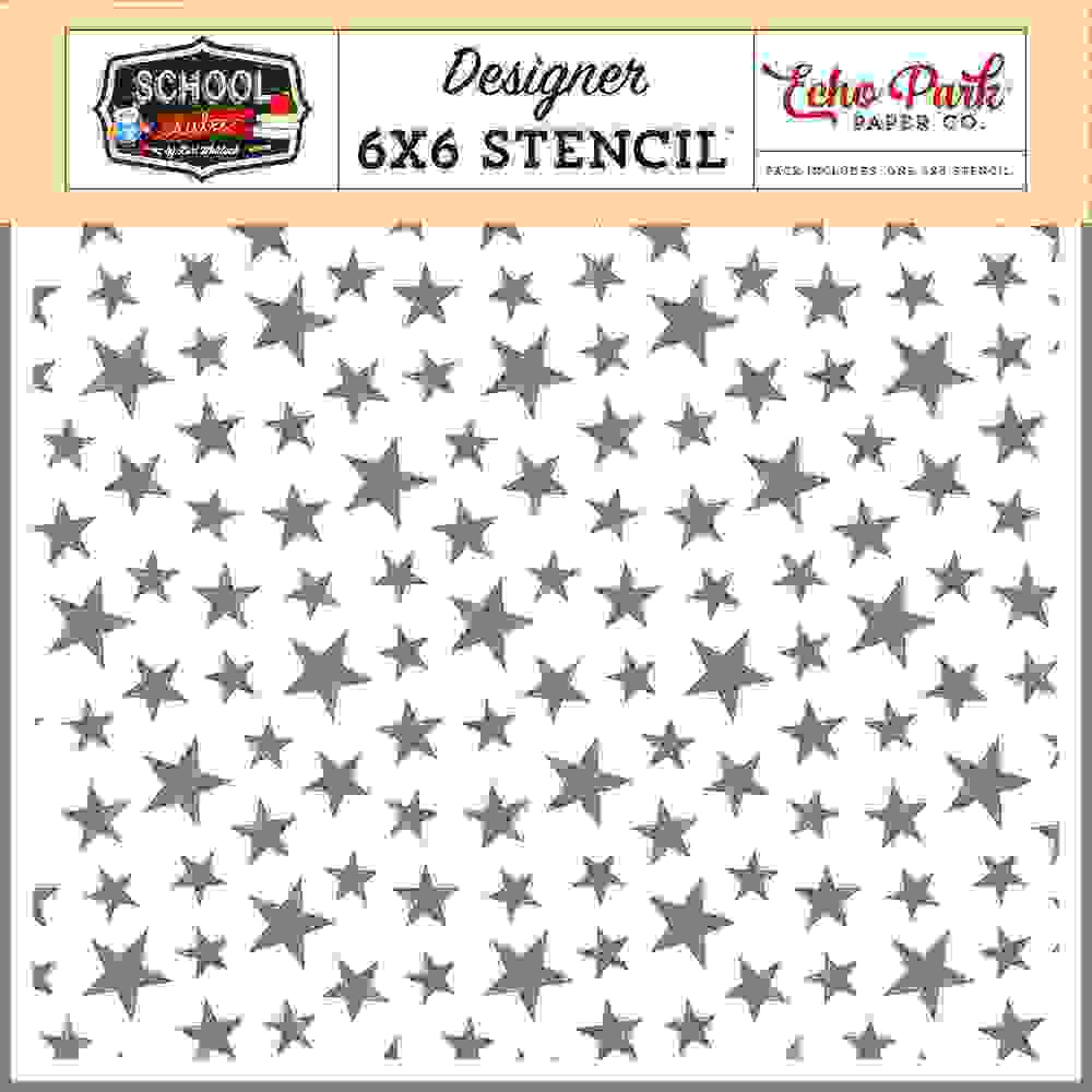 Star Student Stencil - School Rules - Echo Park*