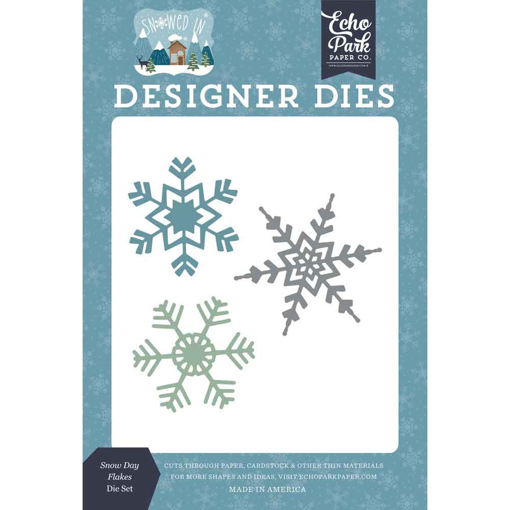Snow Day Flakes Die Set - Snowed In - Echo Park