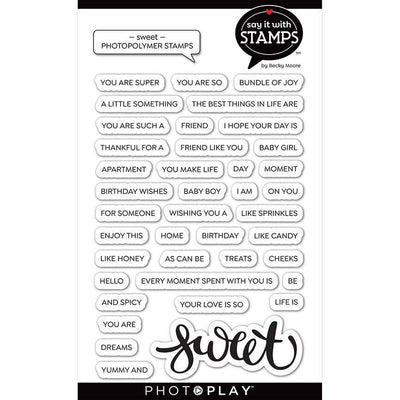 Sweet Word Stamps - Say It With Stamps - PhotoPlay