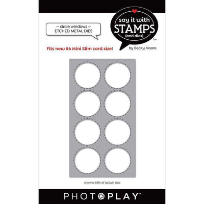 #6 Circle Windows Dies - Say It With Stamps - PhotoPlay - Clearance