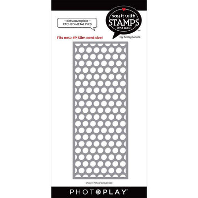 #9 Dots Cover Plate Dies - Say It With Stamps - PhotoPlay - Clearance