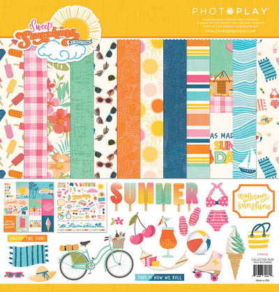 12" x 12" Collection Kits- Sweet Sunshine Collection - Photoplay 